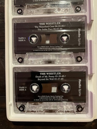 Radio Spirits The Whistler Volume 1, 2, 3 18 Cassette Tape Box Set - Picture 21 of 23