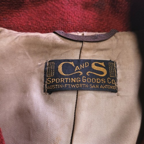 Vtg 50s Letterman Varsity Wool Jacket Coat Buckle Letter T Button C and S Sports - Picture 5 of 14