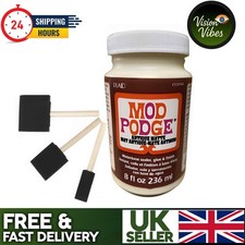 8oz ANTIQUE MATTE FINISH MOD PODGE WATER BASED SEALER GLUE VARNISH NON TOXIC