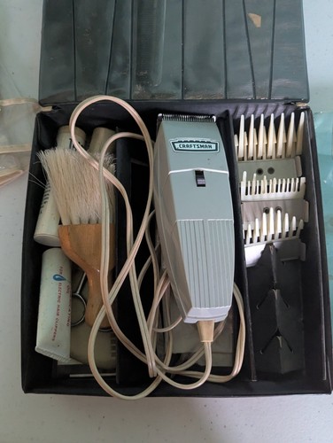 Vintage craftsman electric clippers with manual and extras tested working - Picture 9 of 10