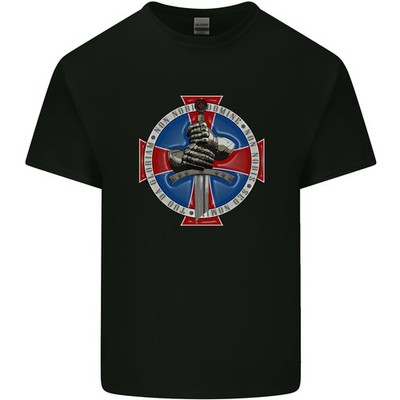 Non Nobis St George Herren Leichtes Baumwoll-T-Shirt
