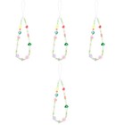 4pcs Cartoon Perlen Handy Lanyard Anti-Lost Telefon Handgelenksband Telefon