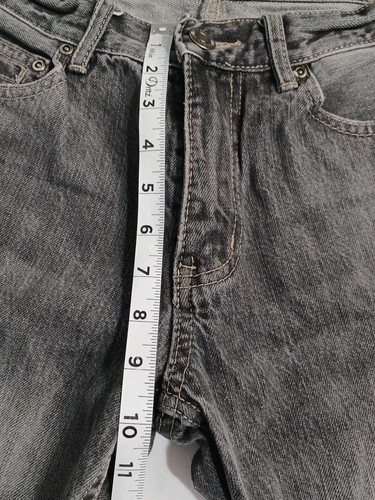 Aeropostale Essex Straight Leg Jeans Men's Size 28x30 Black Dark Wash Denim (C3) - Picture 7 of 11