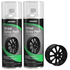 Aluminum Wheel Rim Paint Protective Clear Coat Satin Finish 2 Cans