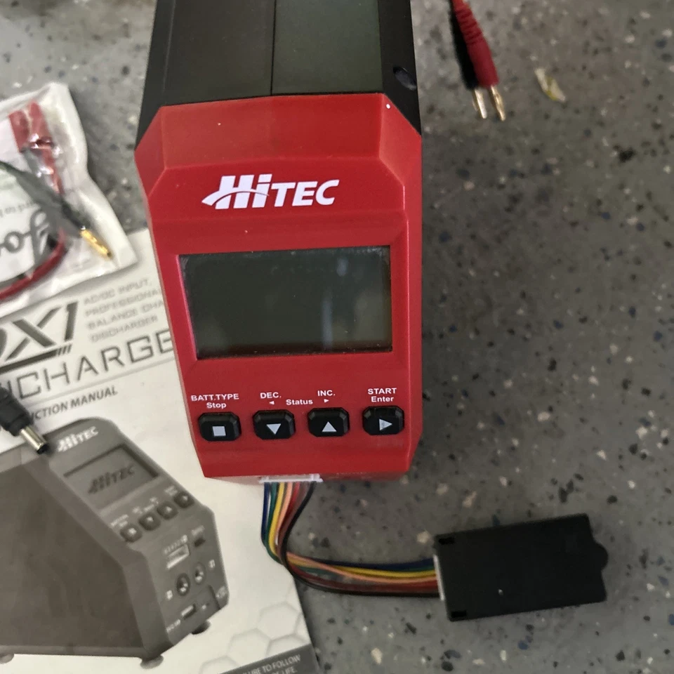 Hi-Tec RDX1 AC/DC Battery Charger/Discharger HiTEC * Tested And Works - Image 2 of 4
