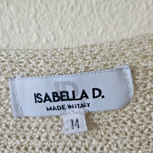 Isabela D. Damen Made in Italy Freizeit 3/4 Ärmel Long Pullover Gr. Medium. - Bild 5 von 9