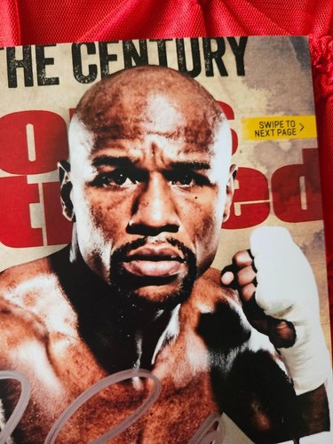 FLOYD MAYWEATHER HANDSIGNIERTES 8X10 FOTO SPORT ILLUSTRIERT BOXEN AUTOGRAMM COA - Bild 3 von 4
