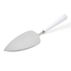 NEW Portmeirion Sophie Conran Cake Server Silver/White 26cm