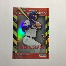 2025 Topps Stadium Club Emergency Break Glass #ICE-2 Dalton Rushing RC Dodgers