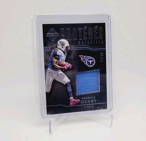 DERRICK HENRY 2017 Panini Majestic 74/99 Protégés Materials Jersey RAVENS TITANS