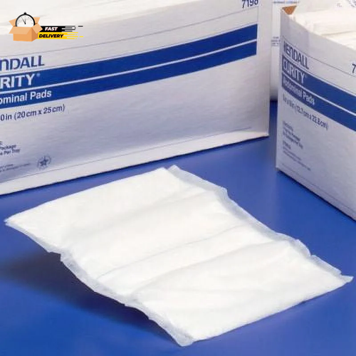 Almohadilla abdominal Dermacea no tejida/pelusa estéril 8 X 10 pulgadas, 10 paquetes de 18 - Imagen 6 de 12