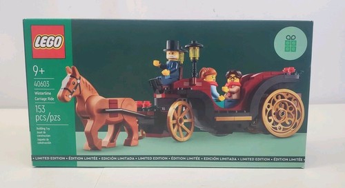 LEGO Wintertime Carriage Ride Set 40603 Limited Edition Horse Cart New Sealed