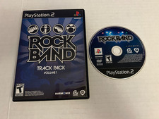 Playstation 2 PS2 Rock Band Base Game & Track Pack Volume 1 (Read Description)