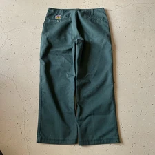 Ben Davis Forest Pine Green W34 625 Mens Medium Straight Cut Workwear Pants