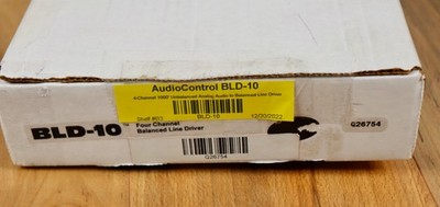 AUDIO CONTROL  AUDIOCONTROL BLD-10 BALANCED LINE DRIVER 4CH RCA TO CAT5 BLD10