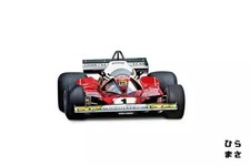 1/18 Ferrari 312 T2 Niki Lauda Monte Carlo GP 1976 #1 (Red) Diecast Model Car