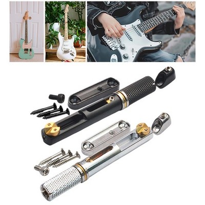 Single Headless Guitar Bridge Zink Legierung Praktische Musikinstrumentgitarren