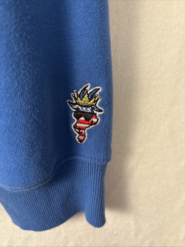 Goat Lacross Hoodie Blue Freedom Men’s XL K1234 - Picture 6 of 12