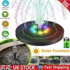 Solar Powered Fountain Pump without LED Light Water Fountain Panel for Garden 