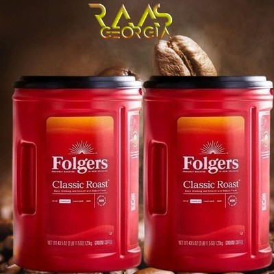 2 pack - Folgers Classic Roast Ground Coffee (43.5 oz.)