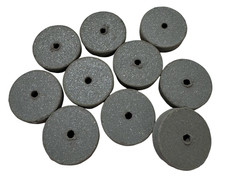 Cratex 7/8" x 1/4" x 1/8" Rubber Wheel, Extra Fine, 10 Pack