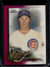 2022 Topps Allen & Ginter Chrome Greg Maddux Magenta Refractor #193/199 Cubs
