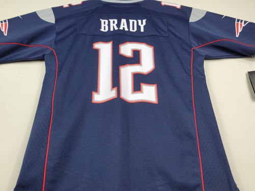 Tom Brady #12 New England Patriots NFL On Field Nike Jersey Youth L 14-16 NWT - Picture 14 of 16
