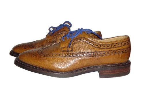 Zapatos de Vestir Alfred Sargent Oakley Cuero Punta de Ala Suela Dainita EE. UU. 10.5 UK9.5F - Imagen 4 de 11