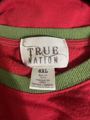 True Nation Men’s Christmas Sweater Size 6XL Used Great used - Picture 3 of 3