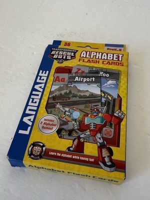 Transformers Alphabet Flash Cards
