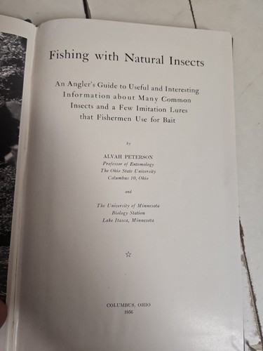 Fishing W/ Natural Insects, Alvah Peterson, 1936 - Imagen 5 de 18