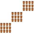  3 Pack Miniature Container Model Ceramic House Decor Flower Figurine