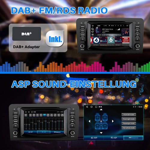 7"Android13 Für Mercedes Benz ML-Klasse W164 KAM Autoradio GPS Navi WIFI FM DAB+ - Bild 12 von 18