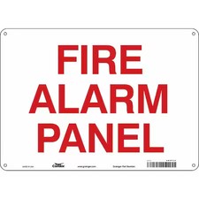 Condor 465P35 Safety Sign, 10 In Height, 14 In Width, Polyethylene, Horizontal