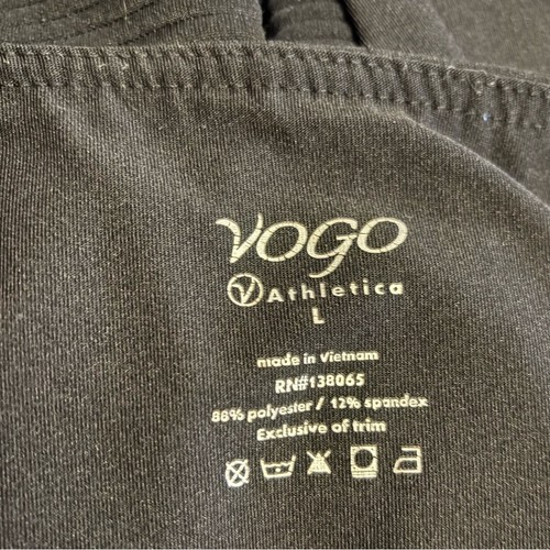 Vogo Athletica Yoga Leggings Black Size Large - Picture 5 of 5