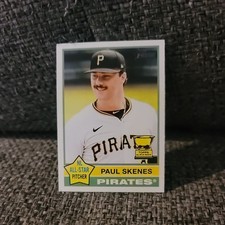 2025 Topps Heritage - Paul Skenes #60 - Pittsburgh Pirates