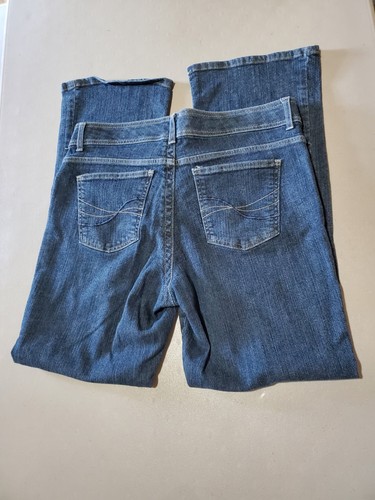 Lee Womens Blue Boot Cut No Gap Waistband Jeans Size 14 M - Picture 2 of 19