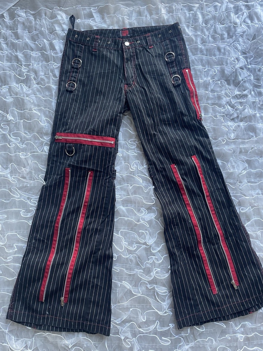 Tripp Nyc Red White Striped Jeans Vintage Tripp NYC Pinstripe