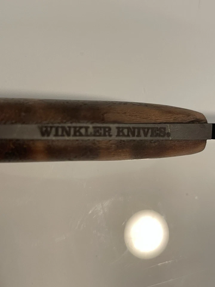 CUCHILLOS WINKLER - SD-2 - ACERO 80CRV2 - MOLIENDA PLANA - MANGO NOGAL Foto 3 de 4