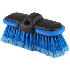 Car Wash Brush Head with Soft Bristle, Car Cleaning Brush with Protective Bum...