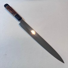 Coltello Yanagiba Sashimi 270 mm MKV10 finitura specchio manico ebano Giappone