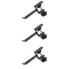 3 PCS Earphone Hanger under Desk Headphone Holder Headset Shelf Rack