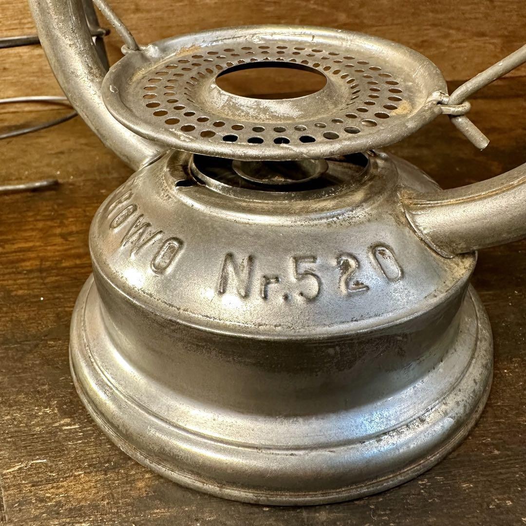 【美品】東ドイツ製　FROWO Nr520　ヴィンテージランタン　ホットブラスト East German Made Frowo Nr520 Vintage Lantern Hot Blast
