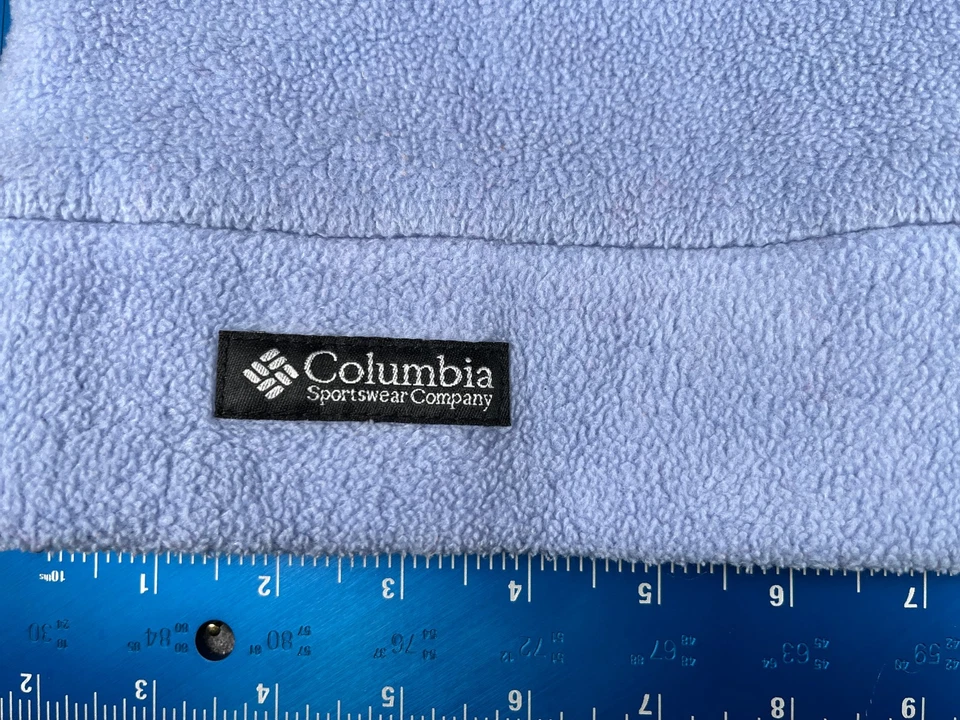 Columbia Beanie Toque Youth Toddler One Size Blue Knit 100% Polyester Fleece - Image 2 of 4