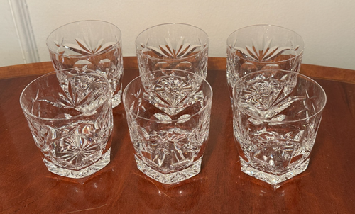 6 Vintage WATERFORD CRYSTAL Ashling Rocks/Old-Fashioned Tumblers Glasses IRELAND - Picture 3 of 16
