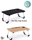 Laptop Table Bed Tray Sofa Lap Desk Stand Adjustable Socket Anti-slip UK