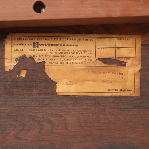 Vintage Coffee Table Veneered in Various Wood Essences Brazil - Picture 8 of 8