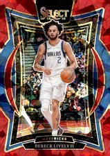 2024-25 Panini Select #26 Dereck Lively II Red Wave Prizm