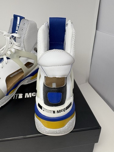 PUMA ALEXANDER McQUEEN Tech Runner Sandals Type Leather Mesh US 12 - Picture 3 of 13