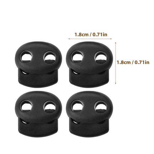 Drawstring Accessories Replaceable Cord Locks Plastic Rope End Spring - Imagen 3 de 12